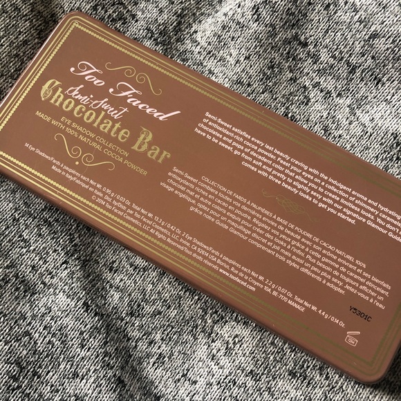 Too Faced semi sweet chocolate bar palette - Picture 7 of 7